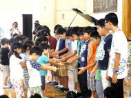 写真、新城小学校との交流2