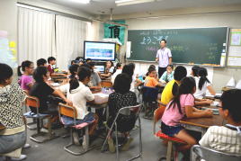 写真2 宮崎小学校との交流