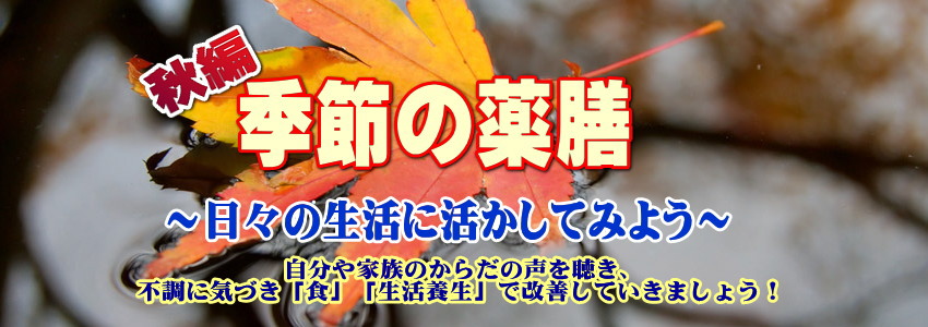 季節の薬膳の見出し写真