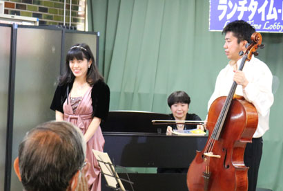 レ・クロッシュ演奏後の写真