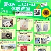 こども黄緑クラブ「セミのぬけがら調査＆標本作り」のチラシ