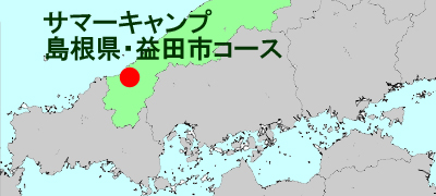 島根県益田市コースの地図