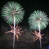 打ち上げ花火の写真